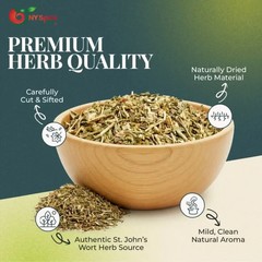St John’s Wort – Cut & Sifted – Herb – by NY Spice – FREE SHIP
