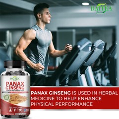 Korean Red Panax Ginseng Pills 1000mg, 30/60/120 Capsules 5% Ginsenosides