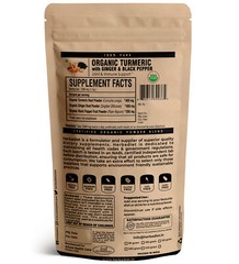 Organic Turmeric Curcumin Ginger Black Pepper Powder STRONG Anti-Inflammatory