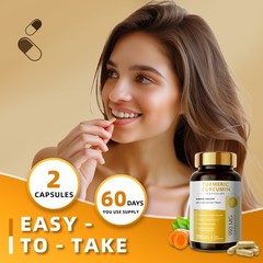 Turmeric Curcumin w/BioPerine & CoQ10 2000mg High Absorption Antioxidant Heart