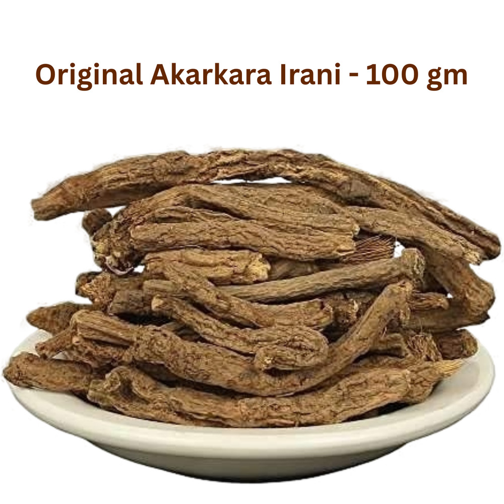 IRANI AKARKARA ROOTS-Pellitory Root WHOLE HERB USE IN DETAL CARE – 100 GM