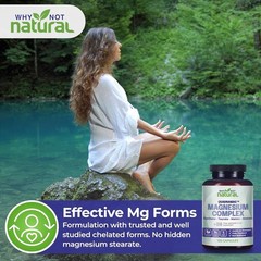 Magnesium Complex GlycinateTaurateMalateOrotate Vitamin B6 All Natural