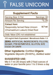 Secrets Of The Tribe False Unicorn Tincture Alcohol-FREE