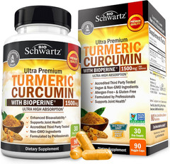 Turmeric Curcumin with Black Pepper Extract 1500Mg – High Absorption Ultra Poten