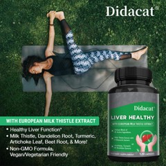 Liver Cleanse Detox & Repair Formula – Herbal Liver Support Supplement 30/60/120