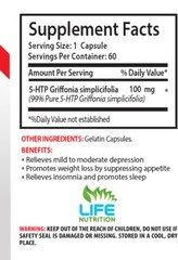 appetite suppressant – 99% PURE 5-HTP 100mg – natural antidepressant 3 Bottles