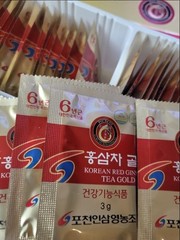Pocheon 6 Years Korean Red Ginseng Tea 3g x 100T (1 Pack) NEW Vitality Energy