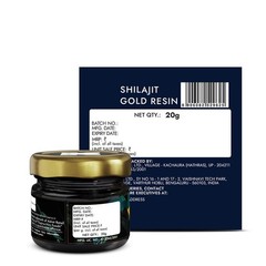 Kapiva Shilajit/Shilajeet Resin 20gm, Boost Muscle Growth & Stamina, 40 Servings