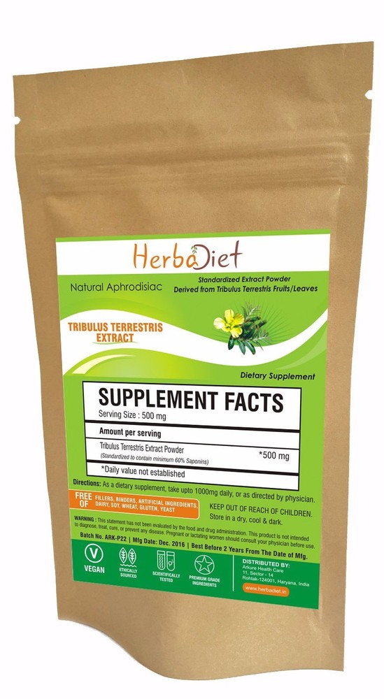Tribulus Terrestris 20:1 Extract Powder 60% Saponins Muscle Booster