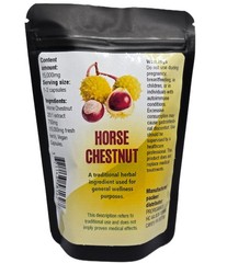 Horse chestnut capsules 15,000mg extract 20:1 by Prorganics