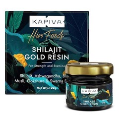 Kapiva Shilajit/Shilajeet Resin 20gm, Boost Muscle Growth & Stamina, 40 Servings