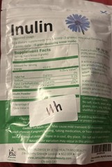 Organic Inulin Powder, Unflavored, 8oz EXP: 08/2026