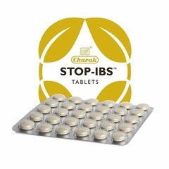Charak STOP-IBS (90 Tablets) Herbal, Helps Manage Irritable Bowel Syndrome F/S.