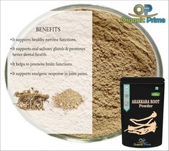 Organic Prime Pure Akarkara Root Powder (Anacyclus Pyrethrum) – Natural Vitality