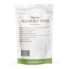 Organic Mugwort Herb 4oz – Cut & Sifted in Resealable Bag for Freshness