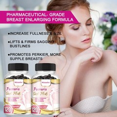 Breast Enlargement Female Estrogen Balance Pueraria Mirifica Extract 120Capsules