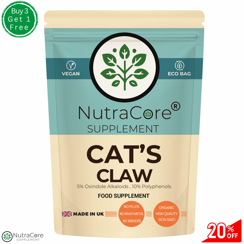 Cats Claw Capsules 5500mg-(10% Polyphenols)-Relaxing Muscles & Helping Immunity
