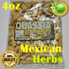 4oz quassia, quassia amara, bitter ash,bitter wood,hombre grande,cuassia chip !!