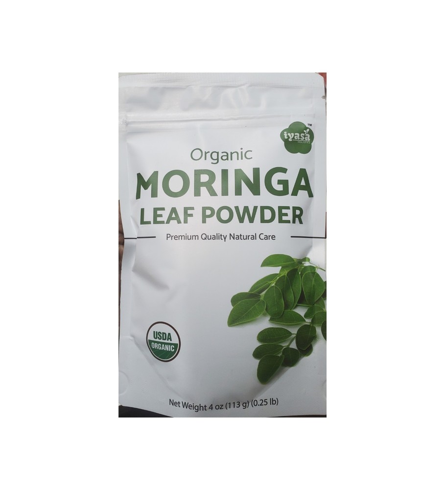 Iyasa Organic Moringa Leaf Powder 4 OZ