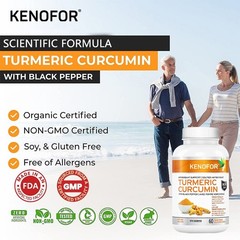 Turmeric Curcumin With Black Pepper For Joint Health Gluten Free 30/60/120 Caps