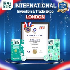 Happy Noz Sticker Virus Protection Organic Onion Oil Mint Relief Stuffy Nose