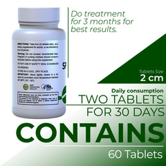 SPIRULINA – Nutrient-Rich Superfood – Energy & Immune Support – 60 Tab