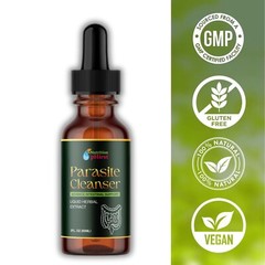 Parasite Cleanse Tincture/Extract-Wormwood, Black Walnut Hull, Clove 2oz USA