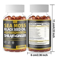 Sea Moss Gummies – Immune Health, Vitality, Energy, Smooth Skin