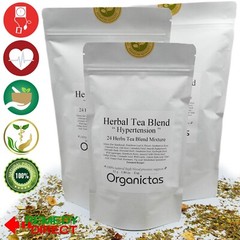 HYPERTENSION TEA Best Tea for Hypertension with 24 beneficial Herbs 200g/7.10oz