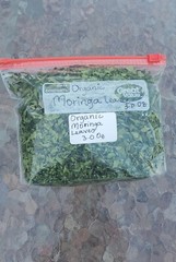 Organic Freshly Dried Moringa Oleifera loose leaves
