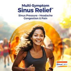 Boiron SinusCalm Tablets for Sinus Pain Relief, 60 Count (Pack of 1), White