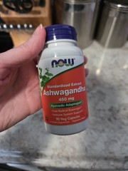 NOW Foods 450 mg Ashwagandha Extract Veg Capsule – 90 Count, New, Exp. 11/28