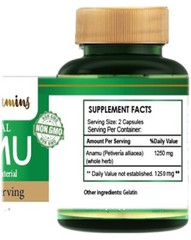 Anamu 1250 Mg 100% organic vitamins vitamisan – 120 Capsules petiveria dried