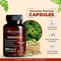Aksvedas Moringa Capsules, 60 Capsules Y473