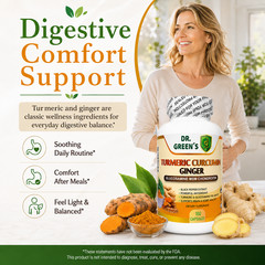 2 Bottles Turmeric Ginger Glucosamine Chondroitin MSM Black Pepper 200 Capsules
