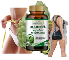 Alcachofa Control Weight Loss Antioxidant 60 Pills Slim Fat Burner #1 BEST 120
