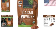Organic Unsweetened Cacao Powder – 1 lb – Guilt-Free Dark Chocolate Delight